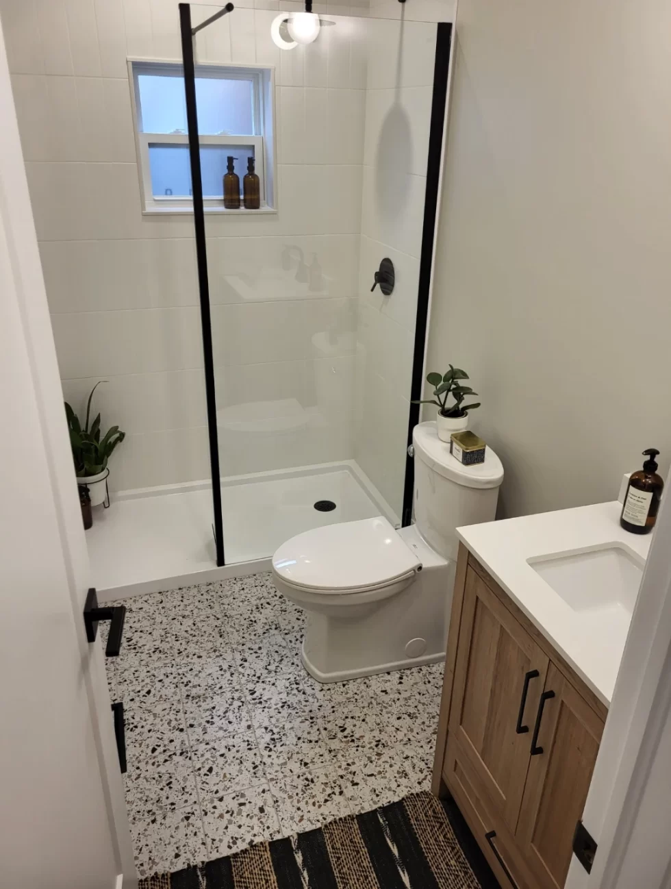 Bathroom and shower project by BWB Construction in Hamilton, Ontario