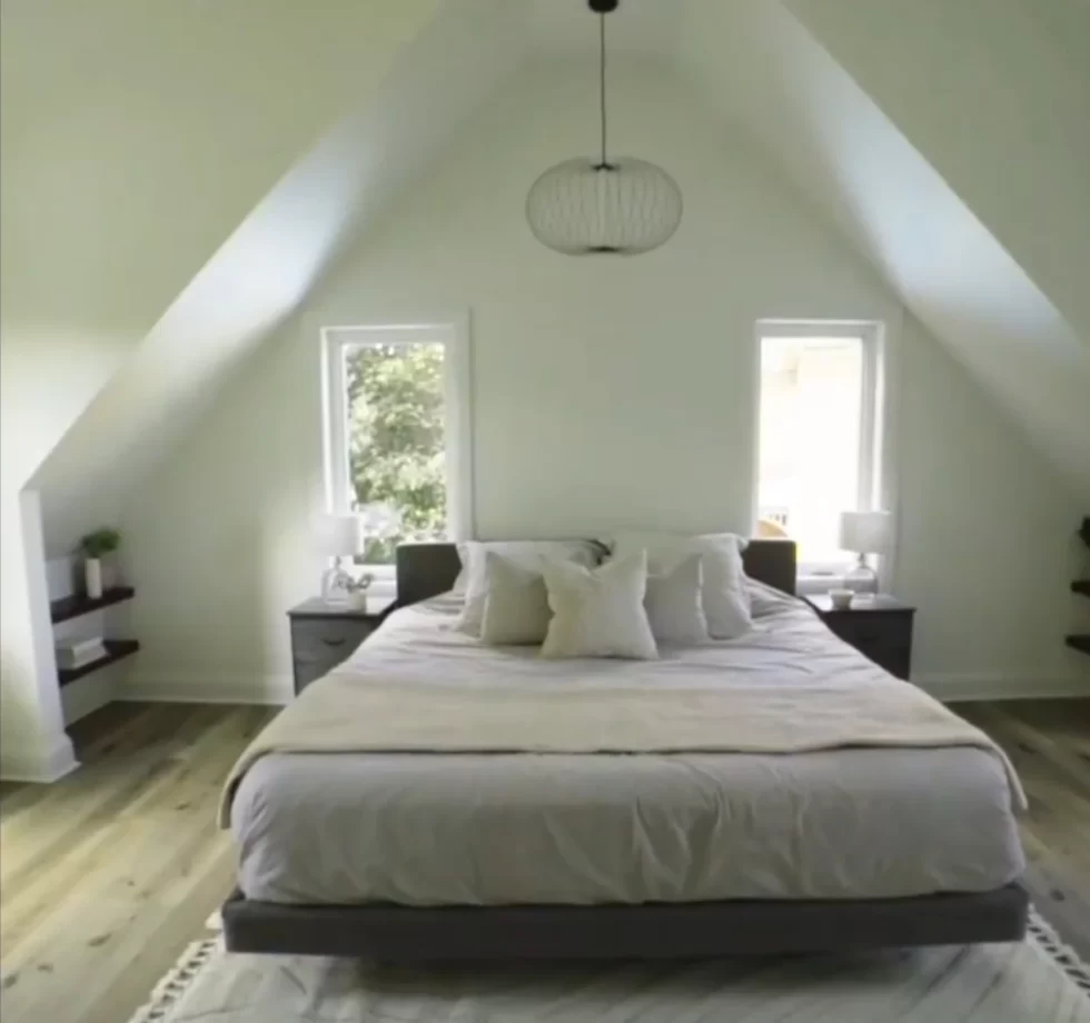 Modern A Frame bedroom project by BWB Construction in Hamilton, Ontario