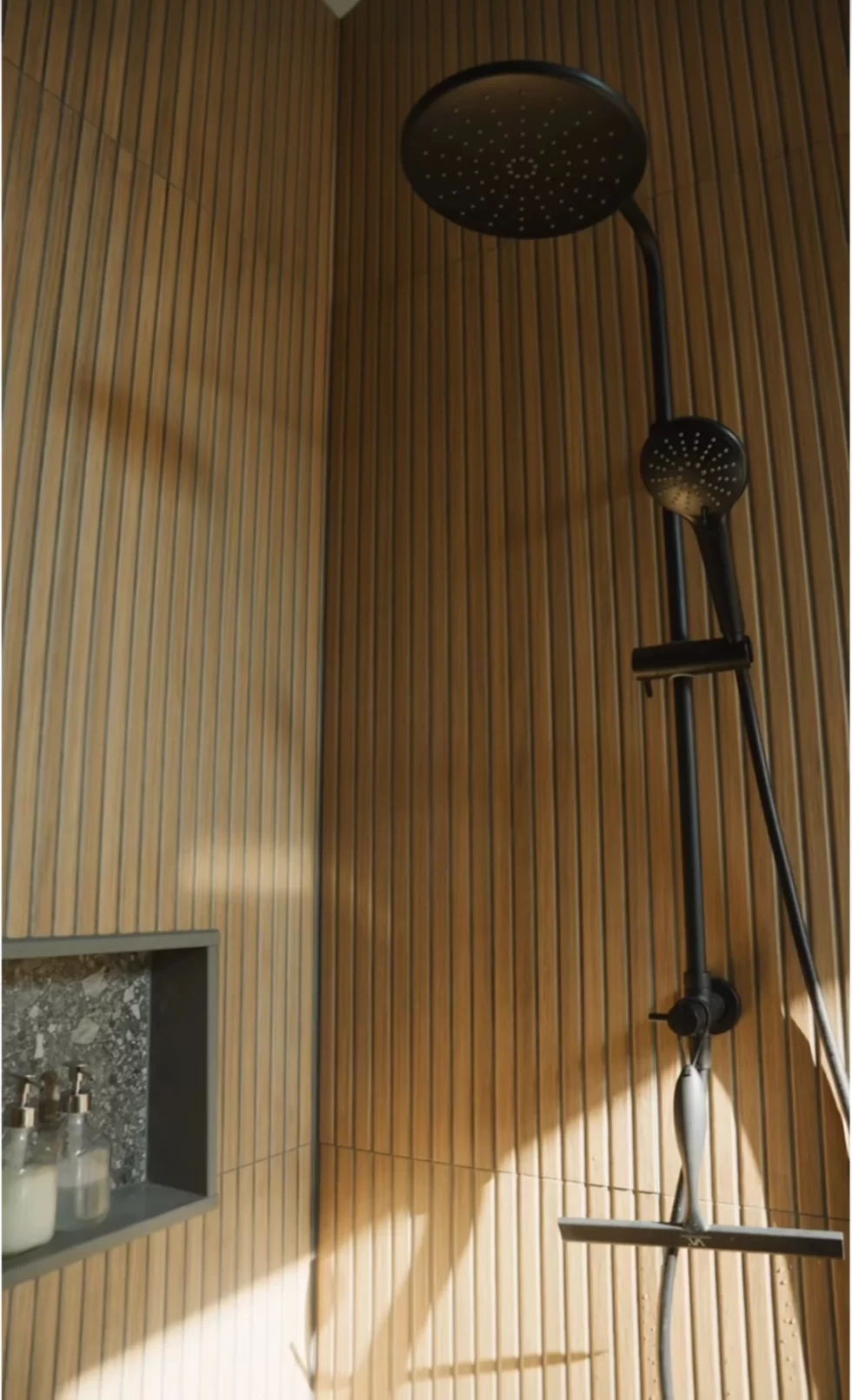 Modern shower renovation by BWB Construction in Hamilton, Ontario